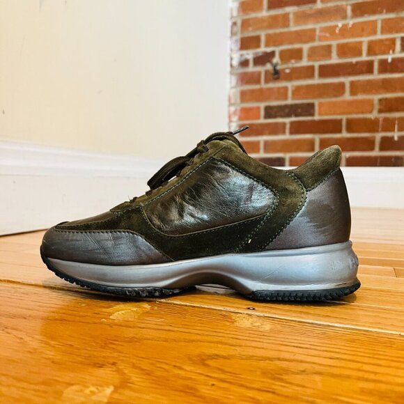 Hogan Interactive Leather Suede Sneakers Women's US 6.5 - Picture 13 of 16